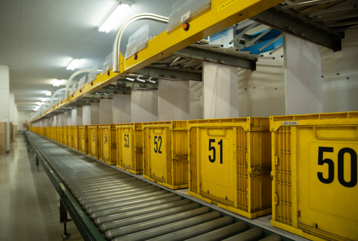 繊維事業:物流について